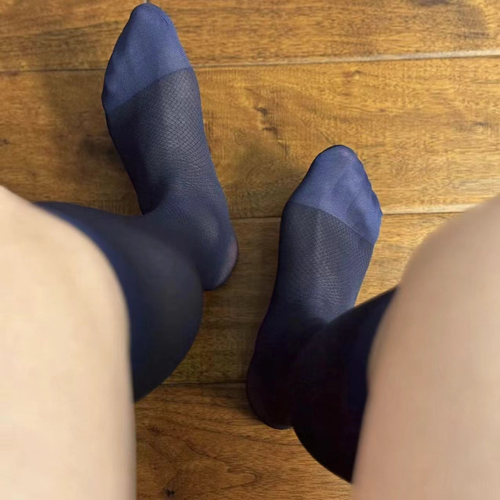 Diamond Mesh Men’s Dress Socks
