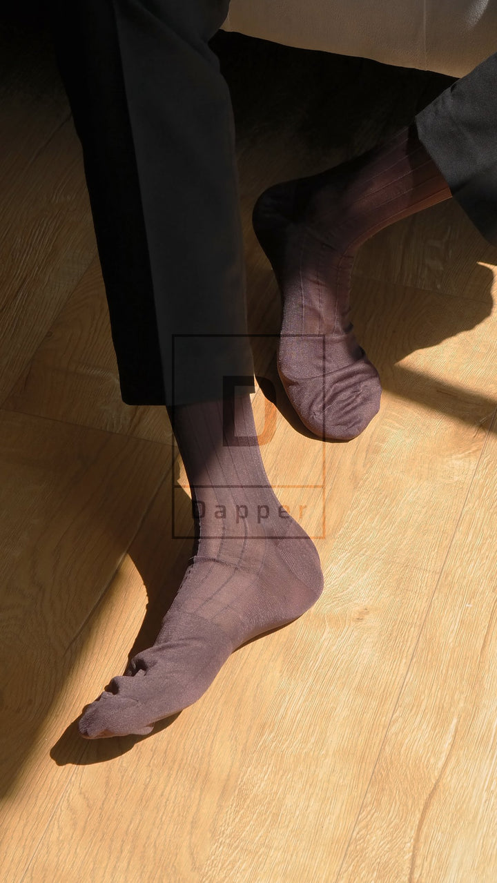 Ribbed Ascend Dress Socks (TNT)