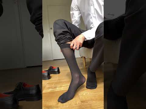 Diamond Mesh Men’s Dress Socks